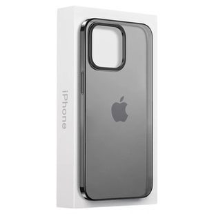 适用苹果17promax手机壳iphone16Pro超薄磨砂透明17手机套15pm新款14pro防摔13硅胶小众硬壳12简约高级感男黑