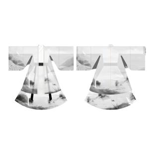 汉服男女古风情侣cp魏晋风仙气大袖腰裙侠客原创水云间国风套装