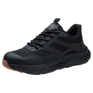 劳保鞋男款钢包头防砸防刺穿轻便透气防臭安全性耐磨橡胶底工作鞋