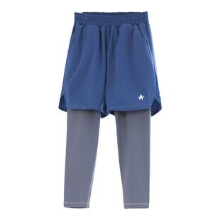 男童假两件运动裤加绒冬季新款裤子打底裤儿童训练服童装速干裤