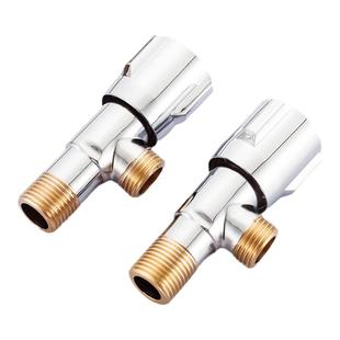 全铜三角阀冷热水管龙头加厚止水开关阀门热水器八字阀4分分水阀