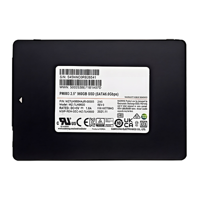 Samsung企业级960固态硬盘网吧