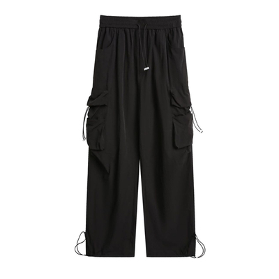 TIRED多巴胺彩色裤子美式运动裤男女同款夏季薄款宽松速干伞兵裤