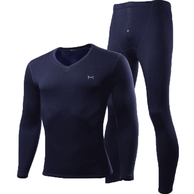 猫人男士莫代尔棉秋衣秋裤套装