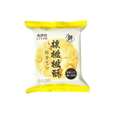 来伊份核桃桃酥250g包装酥饼传统