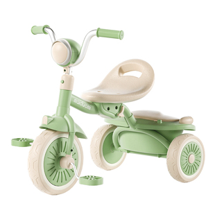 迈多米儿童三轮车脚踏车1一3-6岁宝宝多功能小孩可折叠自行车童车