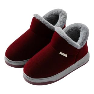 冬天老年人棉拖鞋女款冬季室内家居加绒加厚防滑保暖女士妈妈棉鞋