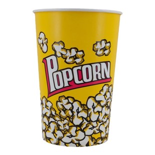 一次性纸桶双PE爆米花桶加厚杯子幼儿园全套筒子盎司电影院专用桶