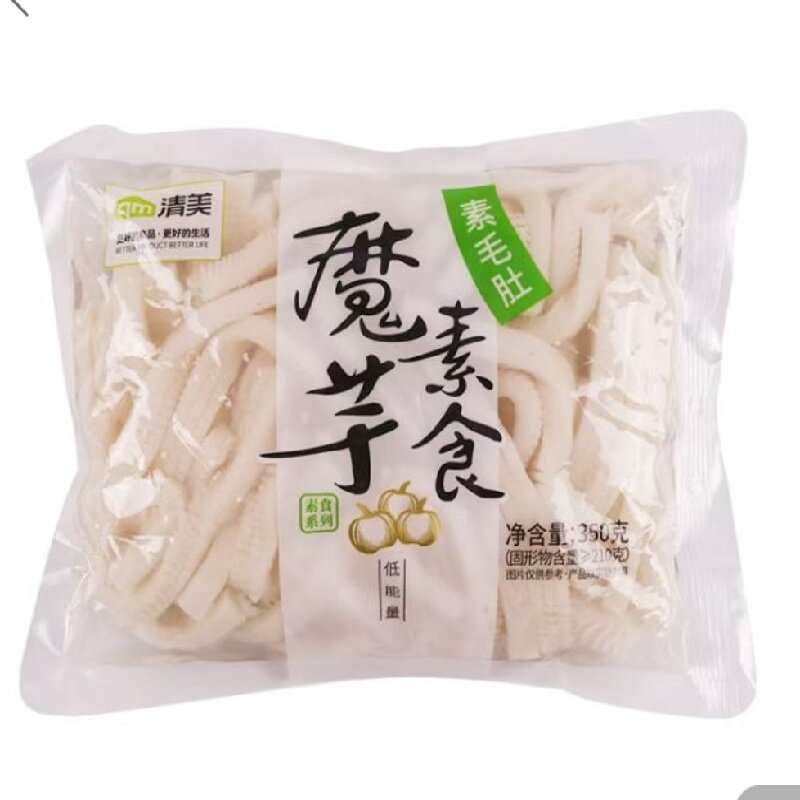 上海清美魔芋丝结素毛肚海藻面