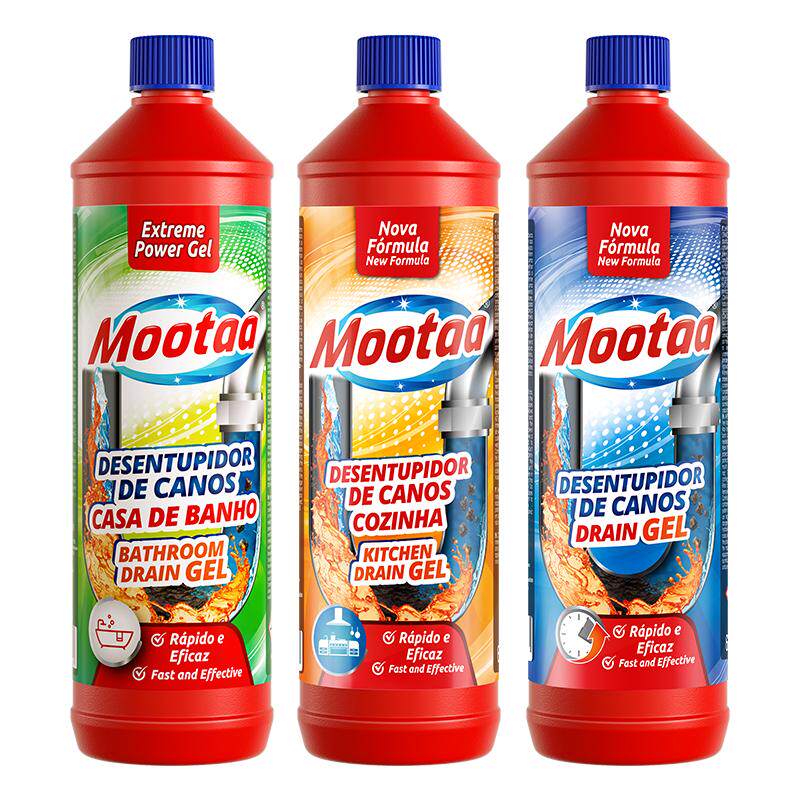 Mootaa3瓶1000mL强力管道疏通剂