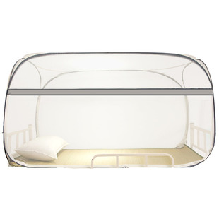 免安装蒙古包蚊帐学生宿舍上铺下铺通用儿童子母床学校单人寝室