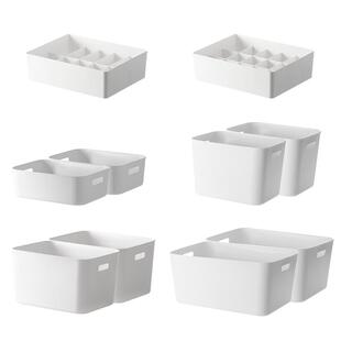 懒角落内衣收纳盒内裤袜子抽屉整理家用塑料文胸衣柜分格分隔抽屉