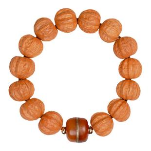 猴头手串男女核桃文玩配饰凤羽原籽收藏级盘玩正品菩提子念佛珠