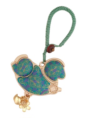 晓艾手作马上有钱花挂件福袋包挂