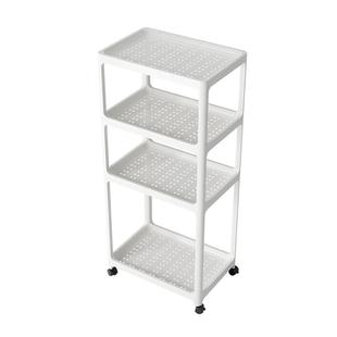 卫生间脸盆架浴室置物架阳台洗手间移动落地塑料防水厕所收纳推车