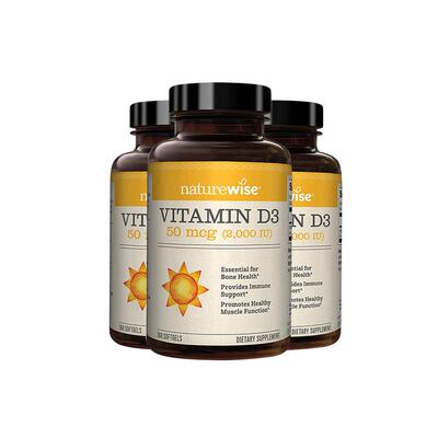 Naturewise阳光瓶2000IU维生素D3