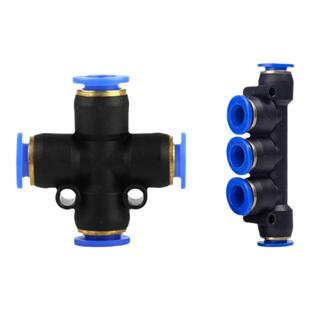 BLCH百灵气动接头PZA/PK-4/6/8/10/12PKG四通五通变头快插气节头