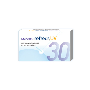 [6片]Refrear日本隐形眼镜月抛水润轻薄近视隐形高度数舒适透明片