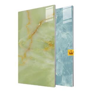 佛山源头工厂亮面防滑玉石瓷砖750x1500黄色轻奢奢石地板砖磁砖