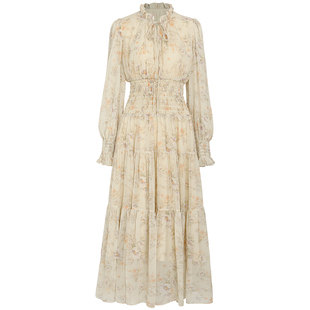 sincethen法式茶歇碎花连衣裙海边度假风长裙高级感仙女裙女夏季