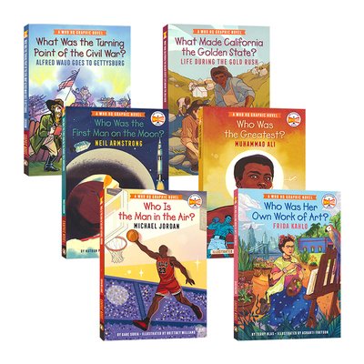 A Who HQ Graphic Novel 名人传记漫画小说 Who Was 姐妹篇 全彩插图 企鹅出版社 青少年成长励志读物 百科科普 英文原版进口图书