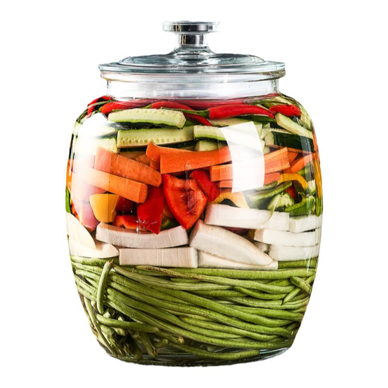 泡菜坛子家用密封罐食品级腌菜罐腌制酸菜咸菜容器大口储物玻璃罐