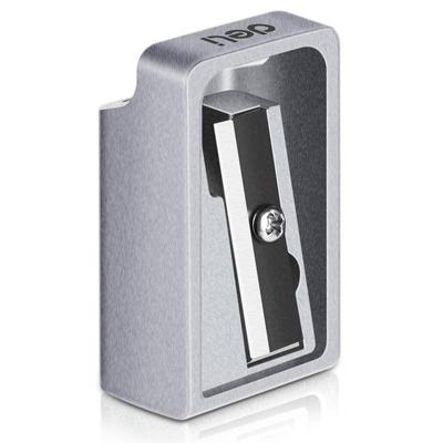 得力金属材质卷笔刀可做钥匙扣