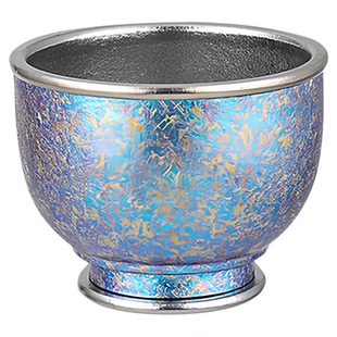 内外纯钛双层加厚品茗杯禅定杯茶杯高档轻奢功夫茶具防烫彩钛建盏