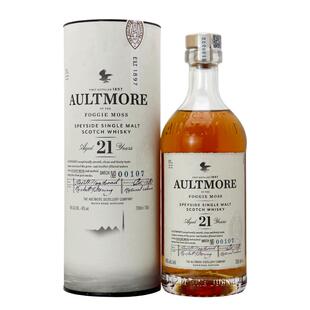 AULTMORE欧摩21年斯贝塞单一麦芽苏格兰威士忌英国原装进口洋酒