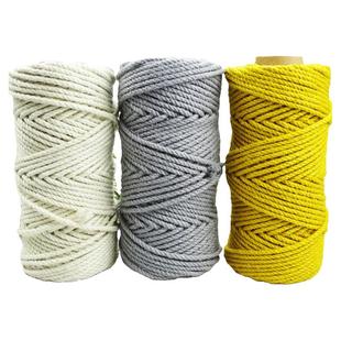 4.5mm彩色麻绳diy手工编织麻绳猫爬架抓板猫猫磨爪绳子捆绑装饰绳