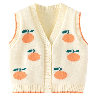 欧孕2025年宝宝毛衣马甲针织开衫