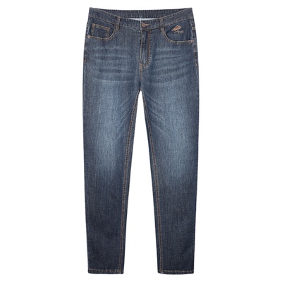 才子男装休闲牛仔裤男2025春秋新款修身弹力裤子水洗刺绣牛仔长裤