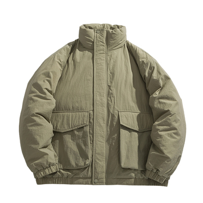 班尼路SK工装立领棉衣男冬季宽松