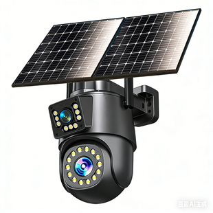 监控新款太阳能摄像头免插电360户外无网无电室内外高清夜视防水