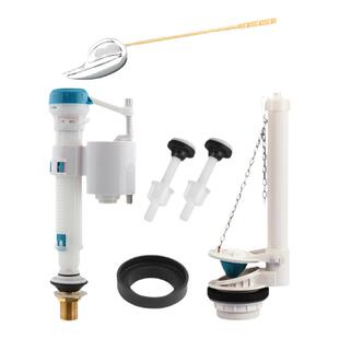 普通老式抽水马桶配件坐便器分体水箱排水阀进水阀上水器侧面按钮