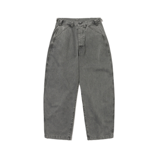 Nord Classic「水洗腰带长裤」25秋冬复古休闲宽松纯色阔腿长裤男