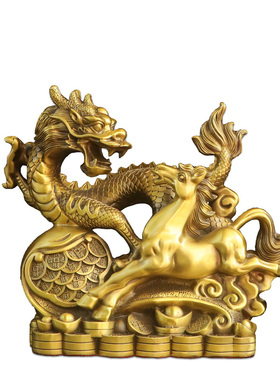 龙马精神龙马办公室金钱龙如意马