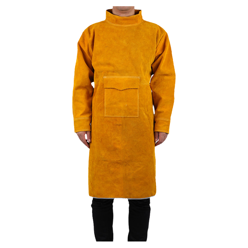 牛皮电焊防护服焊工工作服防烫阻燃耐高温耐磨氩弧焊整皮焊接围裙