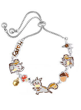 MASW麻秀森系可爱精灵小松鼠手链