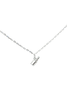 口红恋银饰项链十字链锁骨链