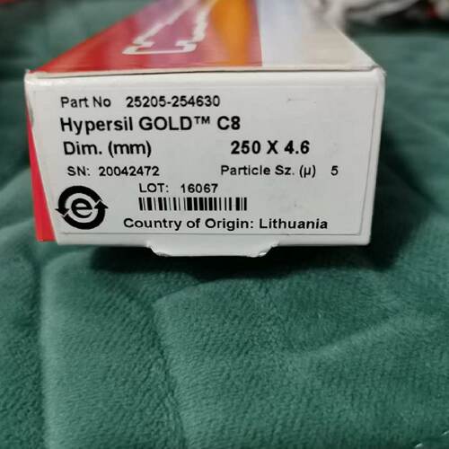 议价赛默飞 热电 250x4.6 Hypersil Gold C8 液相色谱柱 25205-25