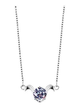 PRINGXYs925十二星座情侣项链