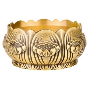 纯铜香炉家用室内佛堂插香上香炉碗财神香炉檀香供佛香炉佛堂香炉