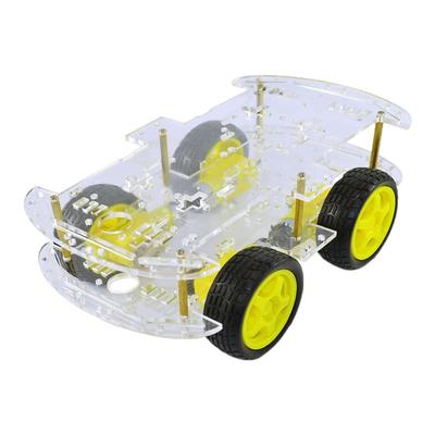 4WD双层智能小车底盘DIY车体