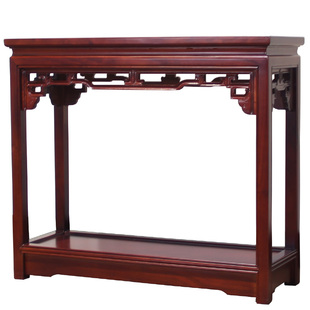 整装中式鱼缸架子实木底座复古榫卯草缸鱼缸柜水族箱底柜置物承重