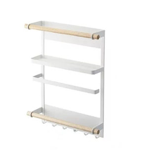 日式冰箱挂架厨房收纳侧壁置物架厨房纸巾架用纸架磁铁侧挂架包邮