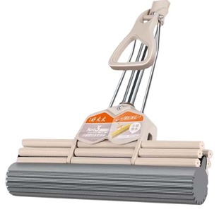 新款好太太拖把家用一拖净干湿两用免手洗懒人吸水海绵头加粗直杆