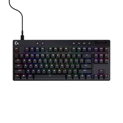 罗技PRO X TKL RAPID磁轴电竞游戏键盘无畏契约急停RT