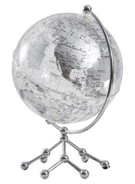 轻奢透明地球仪摆件客厅乔迁礼物