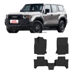 2025新款适用普拉多霸道LC250脚垫tpe环保后备箱垫防水TPE尾箱垫